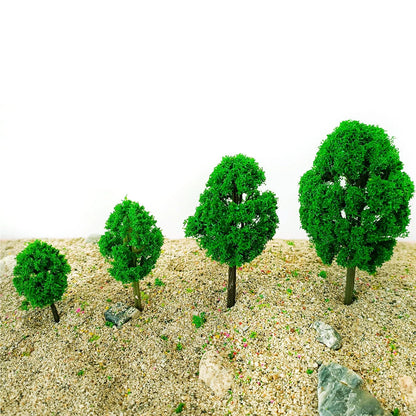 10Pc 3.93" Model Tree Garden Park Train Railroad Diorama Scenery Landscape Scale