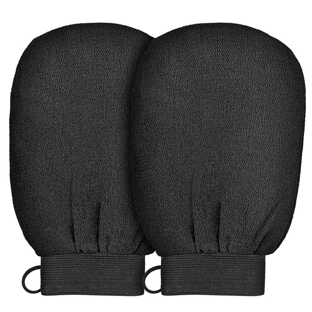 Exfoliating Body Scrub Gloves Mitts for Bath Shower Spa Massage (2X)