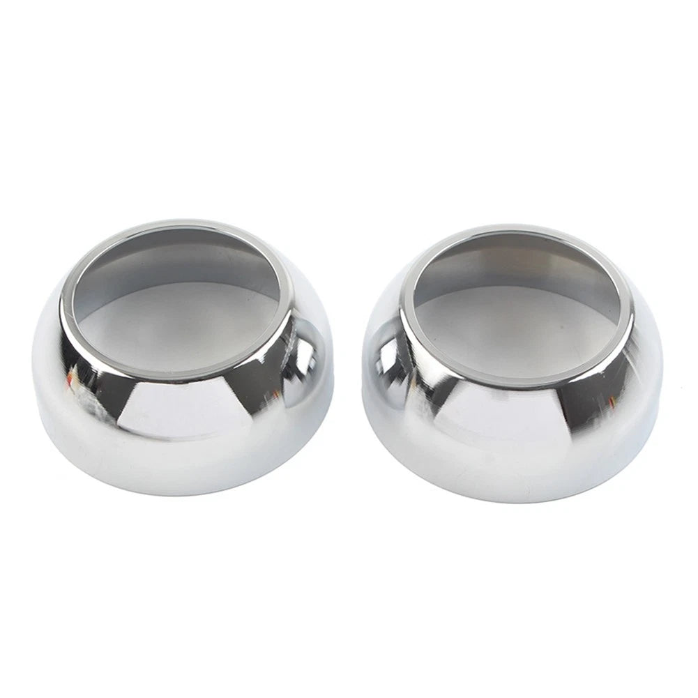 Front Fork Boot Cap Covers 39mm Chrome for Harley Sportster Dyna FXR (1982–2023)