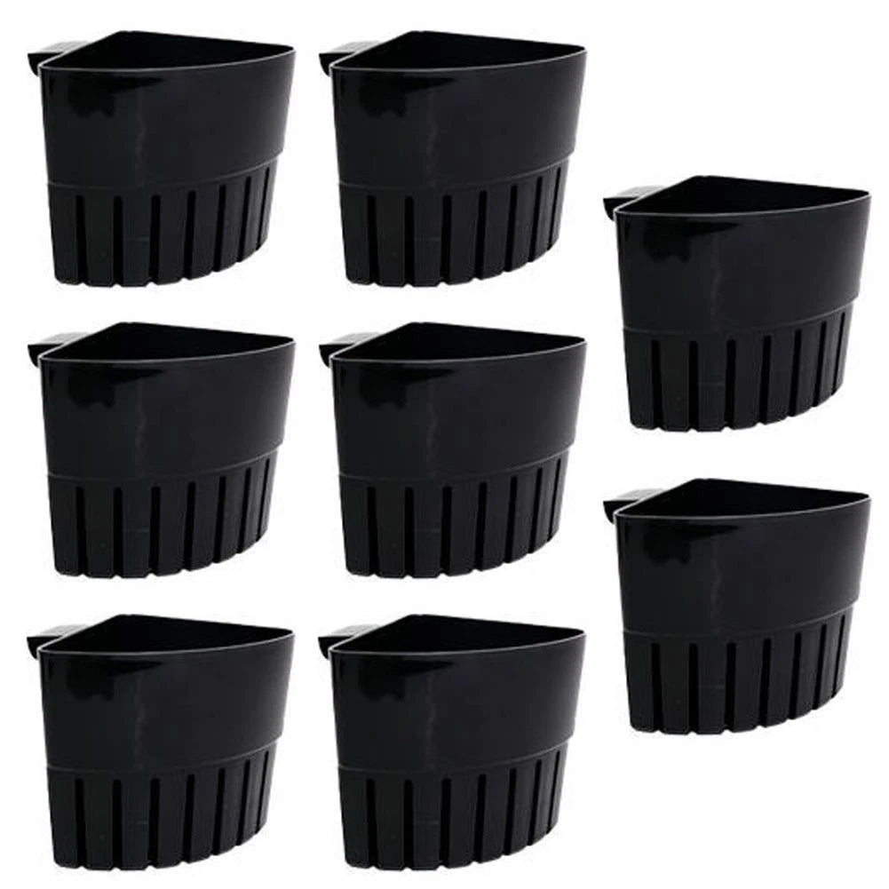 Aquarium Corner Plant Pot for Underwater Flower Display