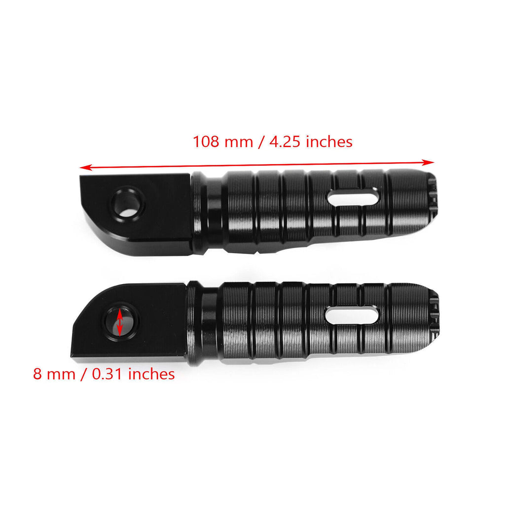 Rear Footrests Foot Pegs for Triumph Street Scrambler 900, Bonneville T100, T120 (2016–2023)