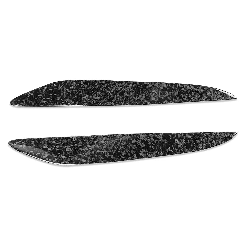 Set of 2 Front Headlight Eyebrow Eyelid Trim for Mazda 3 BL (2009–2013)
