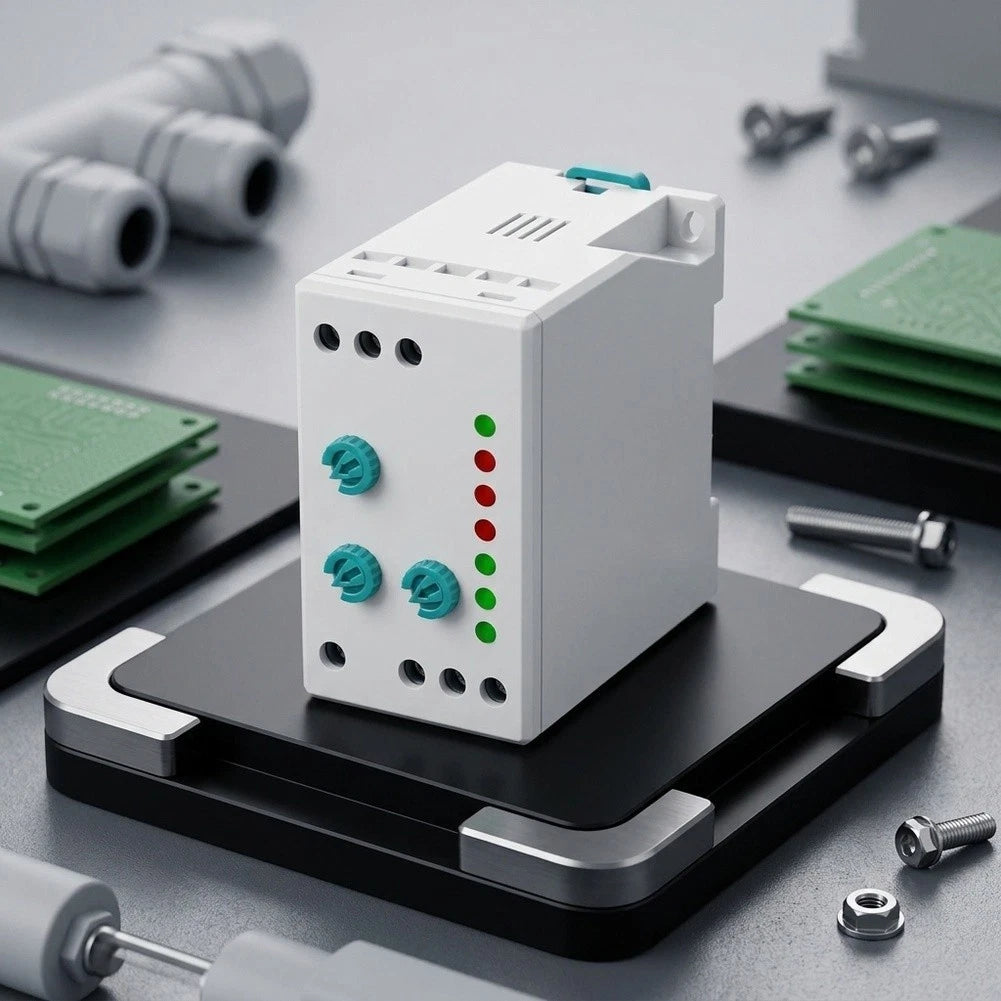 Voltage Relay GK-04FN for 3x380V AC Networks with Neutral Protection