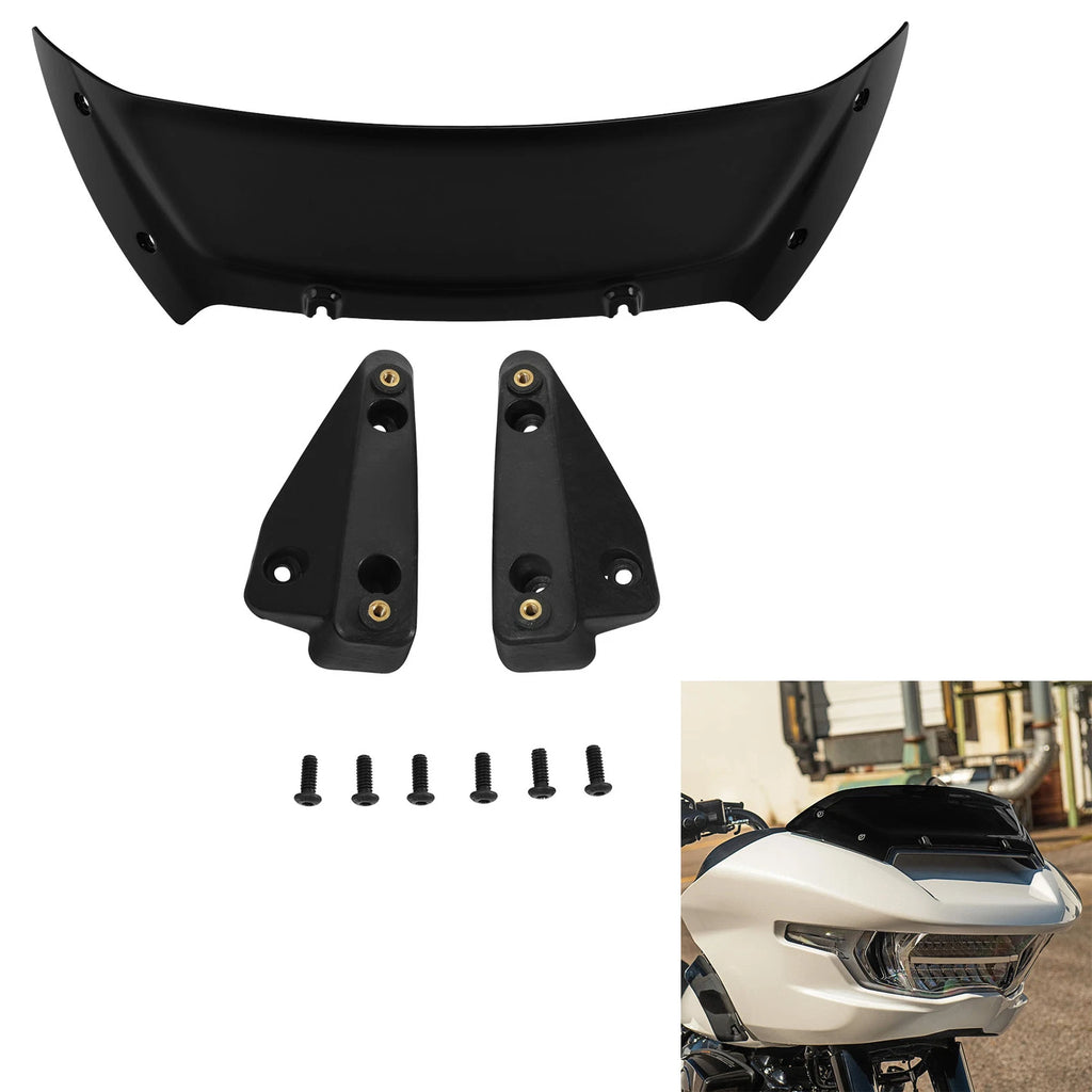 6'' Windshield Windscreen & Mounts for Harley CVO Road Glide (2023–2024)