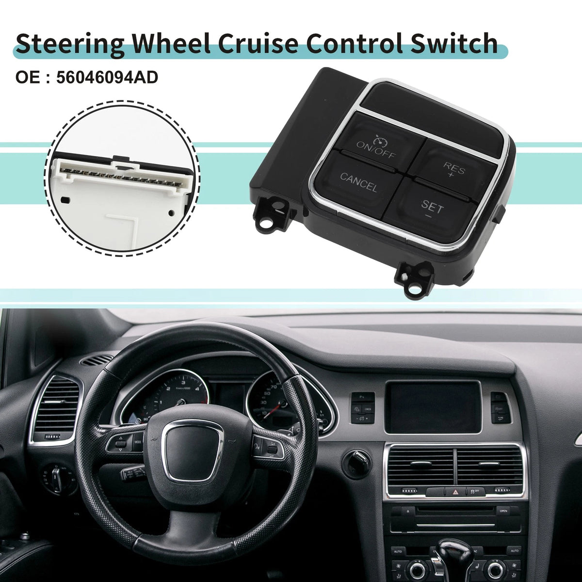 Cruise Control Switch Button for Chrysler 200 (2012) No. 56046094AD