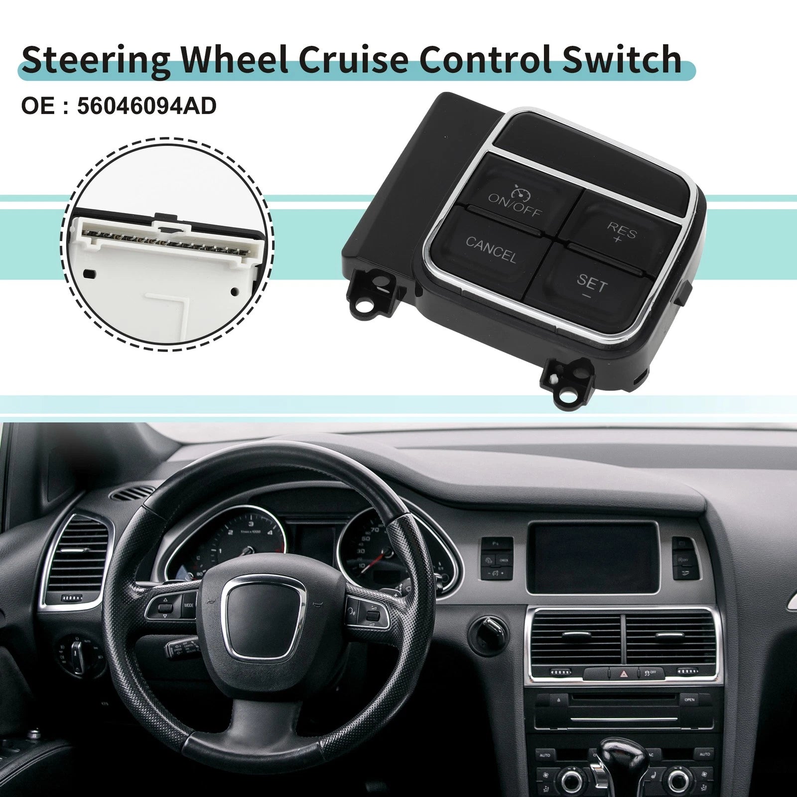Cruise Control Switch Button for Chrysler 200 (2012) No. 56046094AD