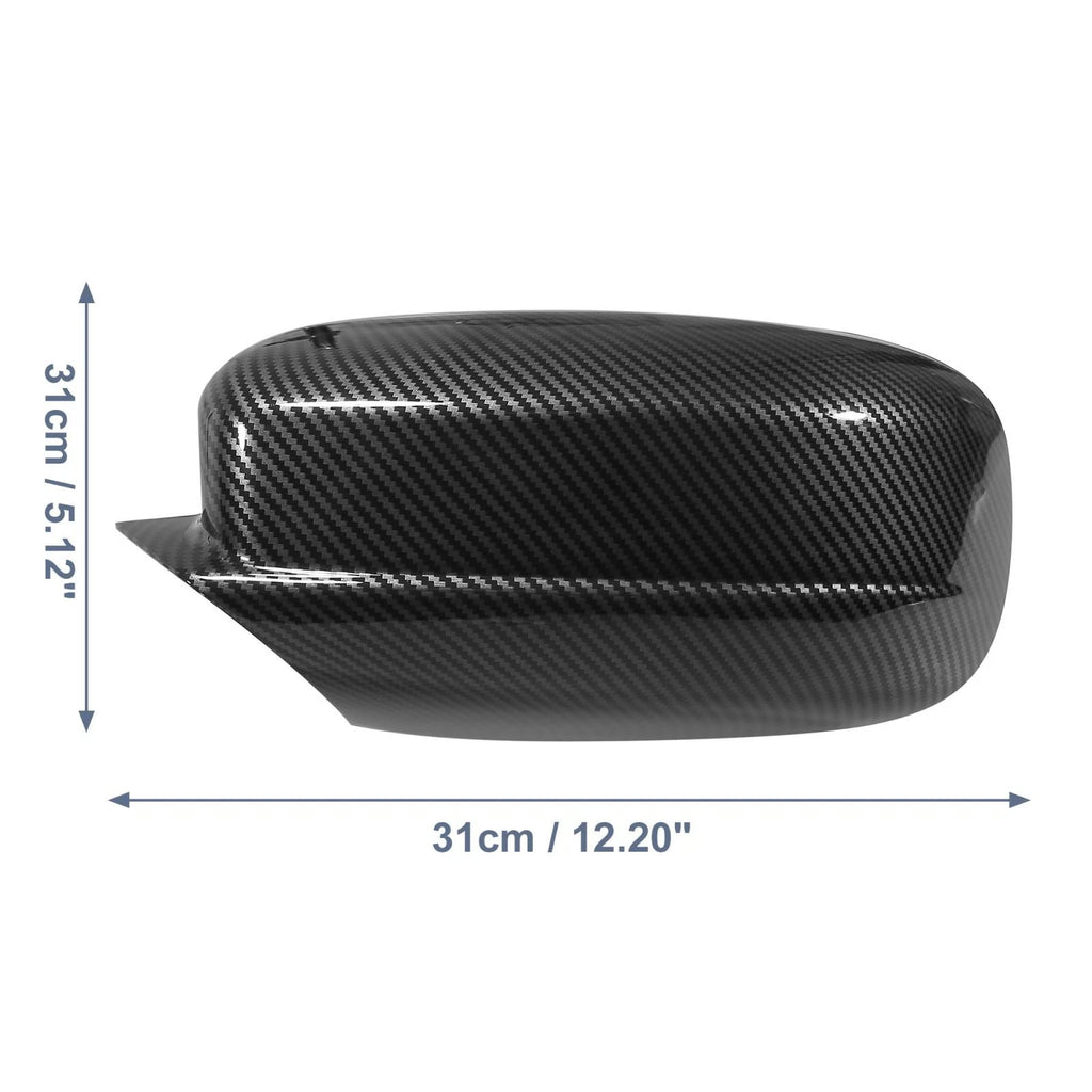 Rear View Mirror Cover Cap Carbon Fiber Pattern for Dodge Charger (2011–2021)