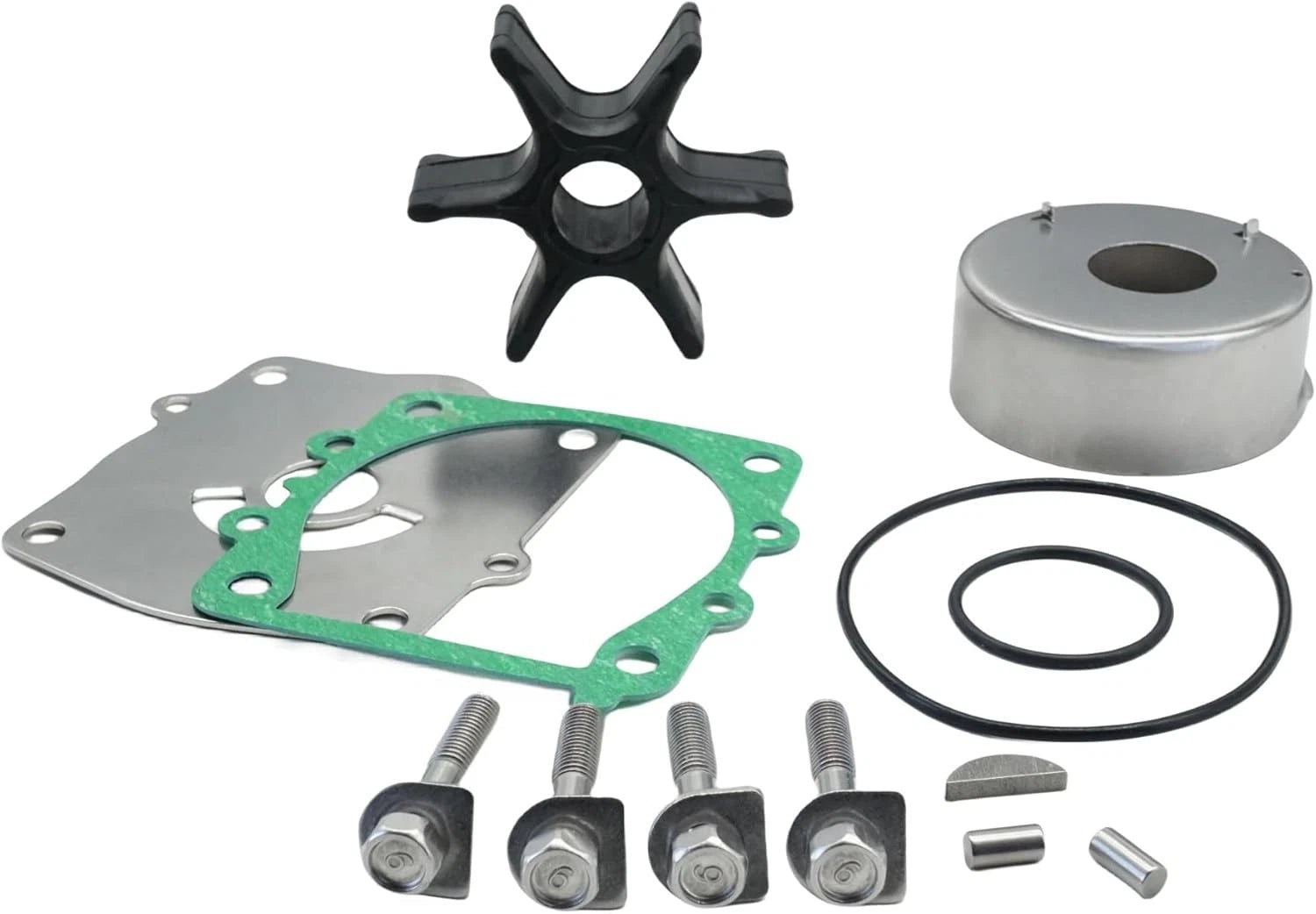 Water Pump Service Kit 61A-W0078-01 for Yamaha F150 F200 F225 (2000–2023)