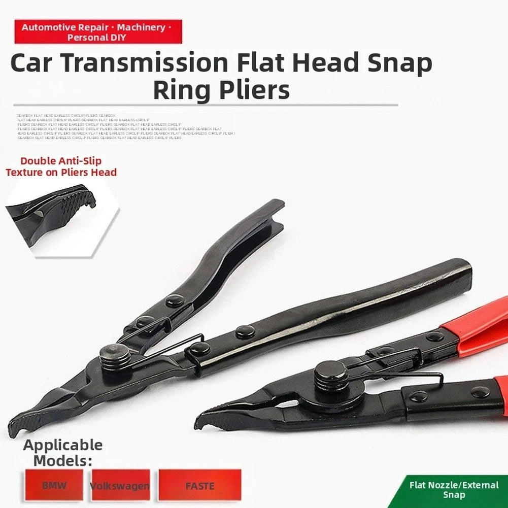 Flat Head Circlip Pliers for External Snap Rings (21mm Opening)