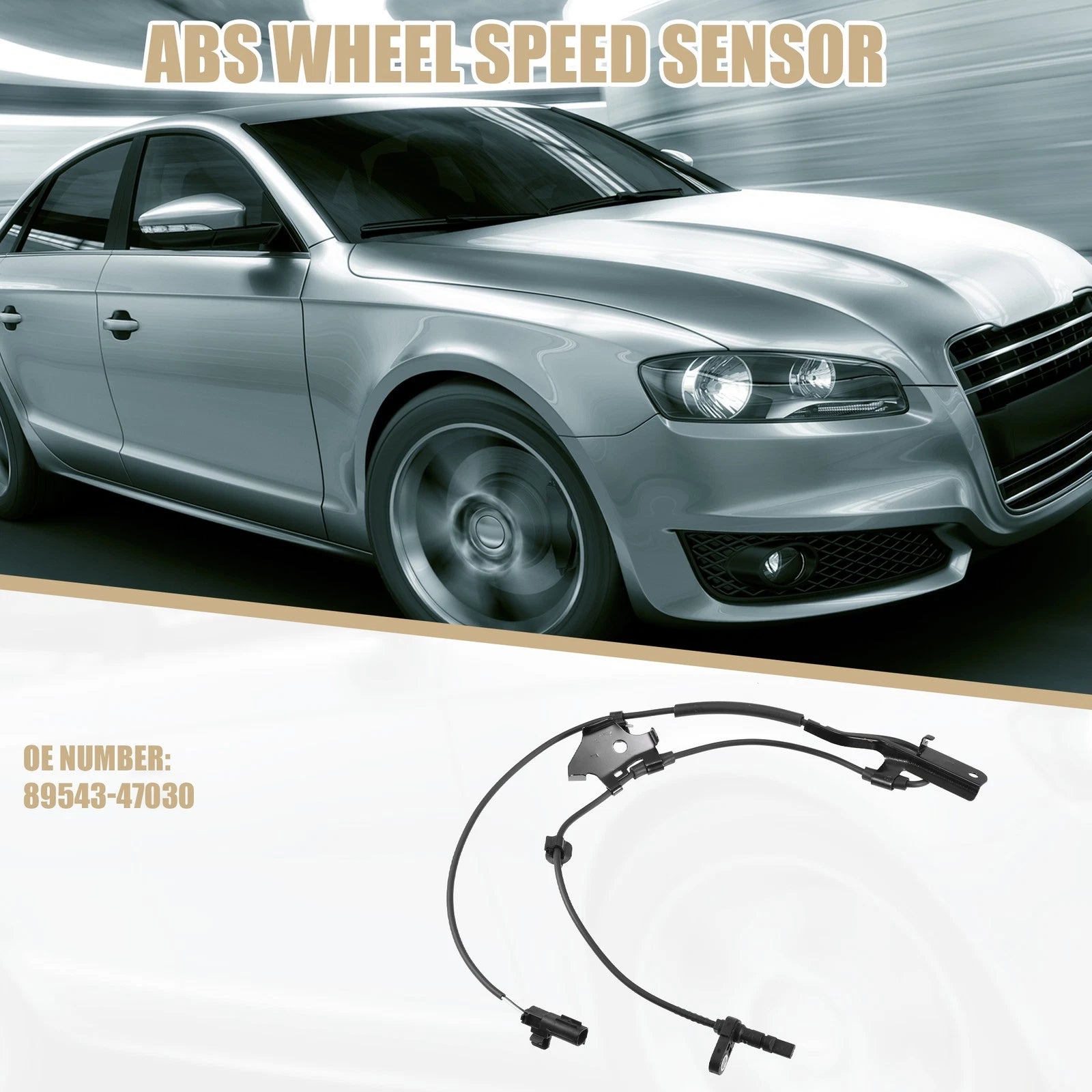 ABS Wheel Speed Sensor Front Left for Lexus CT200H (2011–2017)