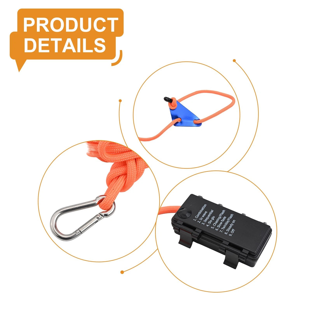 300cm Waterproof LED Wind Rope for Shed or Garage Lighting