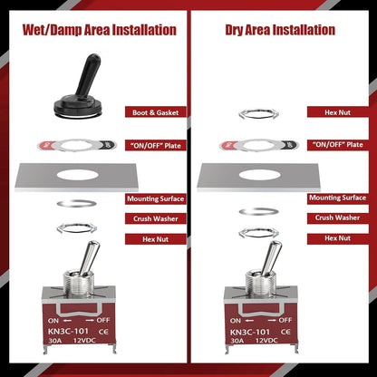 SPDT Switch for Easy Installation (Mechanical Operation, Screw Terminal)