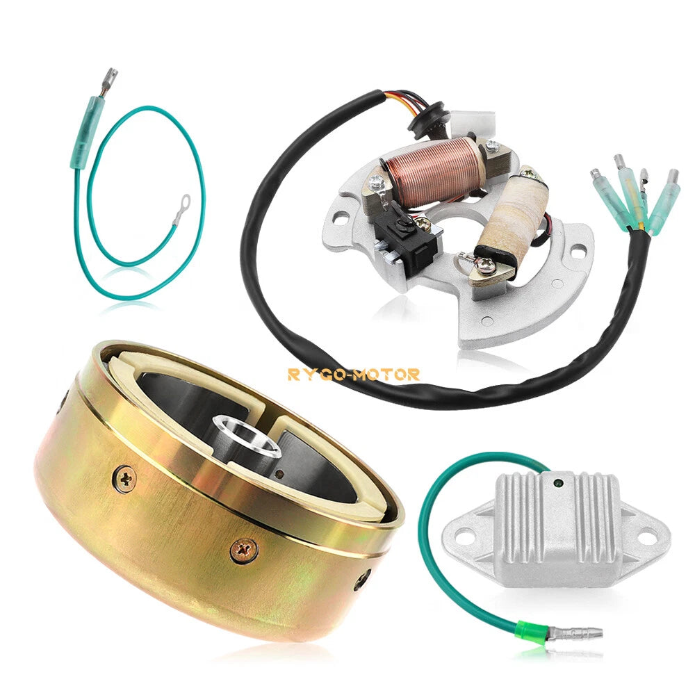 Flywheel Generator w/ Stator Magneto for Yamaha (2XJ-85550-M1-00, 3JM-85560-00-00)
