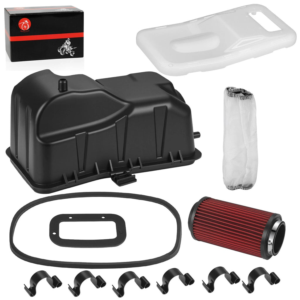 Air Box Lid Cover Seal Clip Air Filter Kit for Polaris Sportsman 400 4X4 (2001–2005)