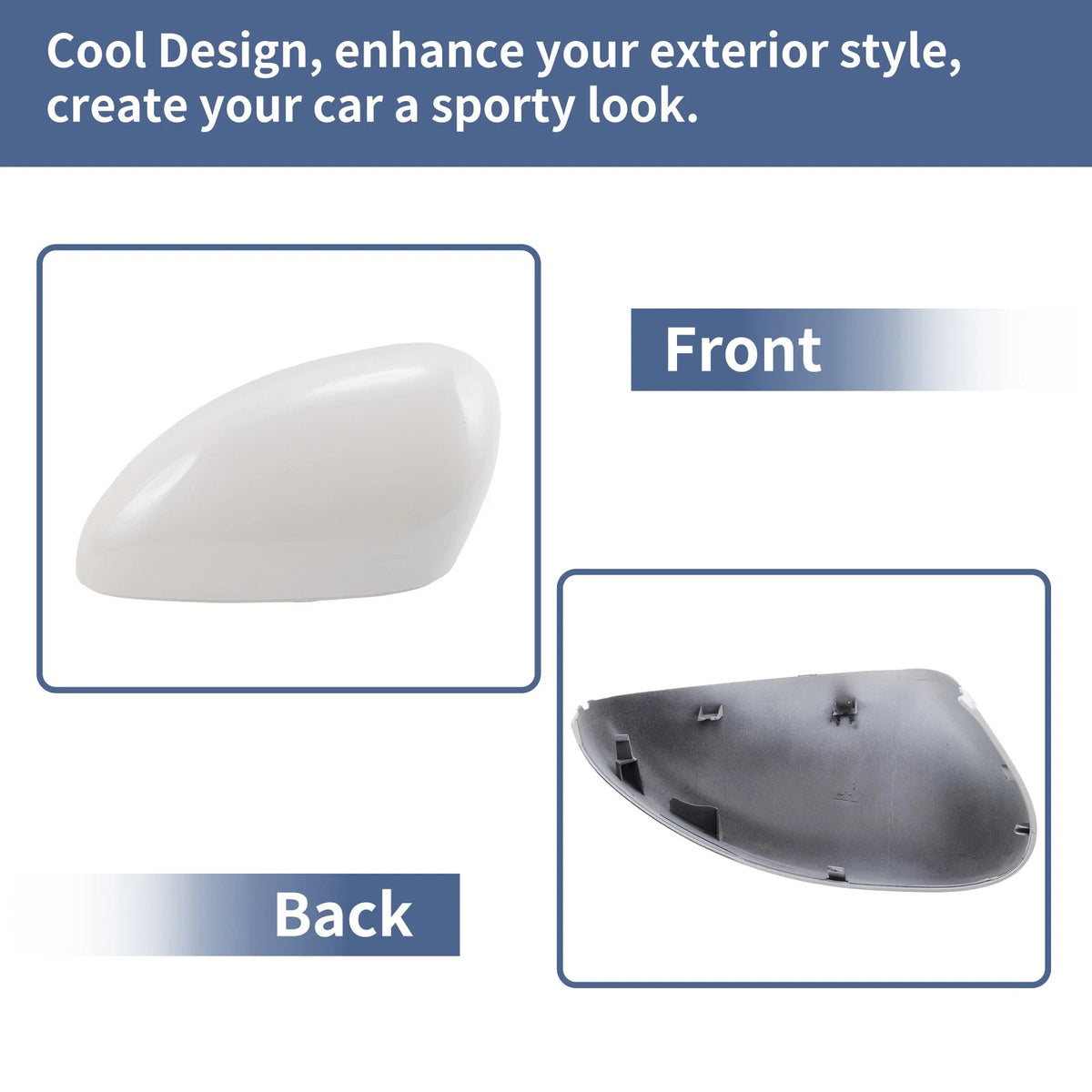 Left Driver Side Rearview Mirror Cover Cap for Ford Escape SE/SEL (2020–2024)
