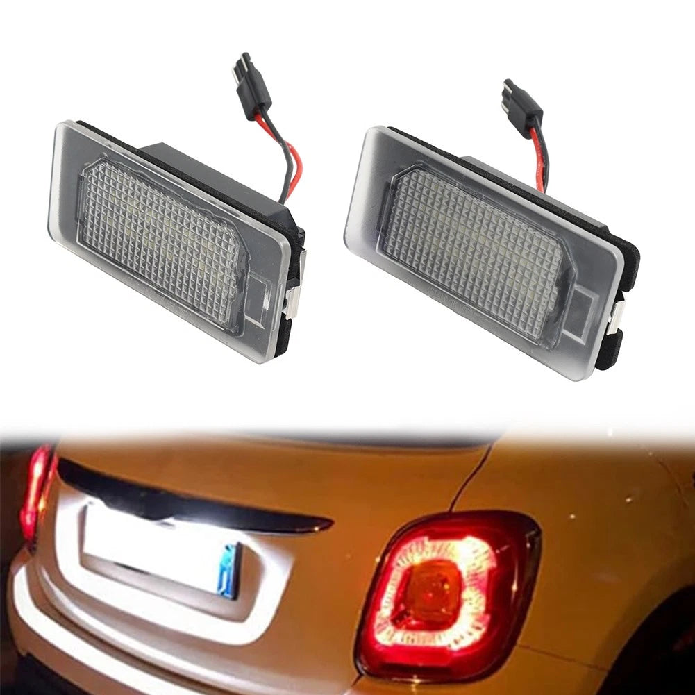 Rear License Plate Light Lamp for Fiat 500X (2014–2019)