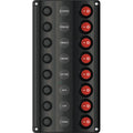 8 Switch Panel LED with Circuit Breakers for Boat Caravan Marine (IP65)