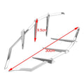 Chrome Mid-Frame Air Deflectors Trims for Harley Road Street Electra Glide (2009–2023) T5