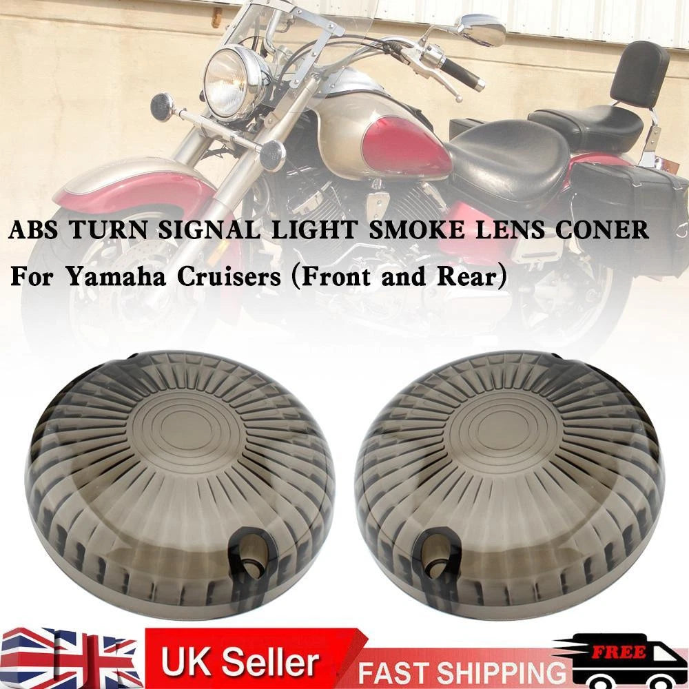 Turn Signal Light Lens Cover for Yamaha V Star 650 1100 Vmax 1200/1700 (T9)