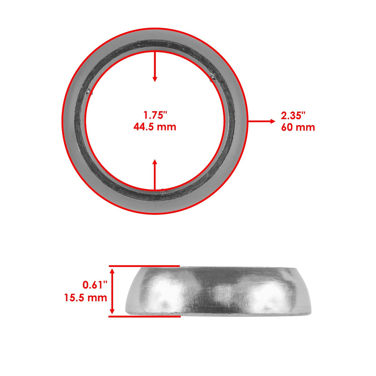 Exhaust Muffler Silencer Pipe Gasket Kit for Can Am Commander 800R (2012–2013)