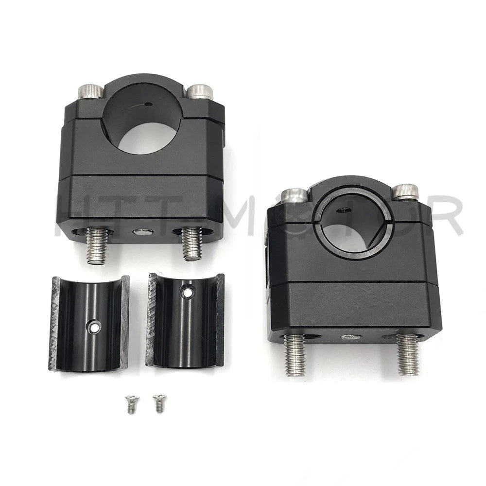 2Pcs Handlebar Mount Clamp for Motorcycle (22mm/28mm)
