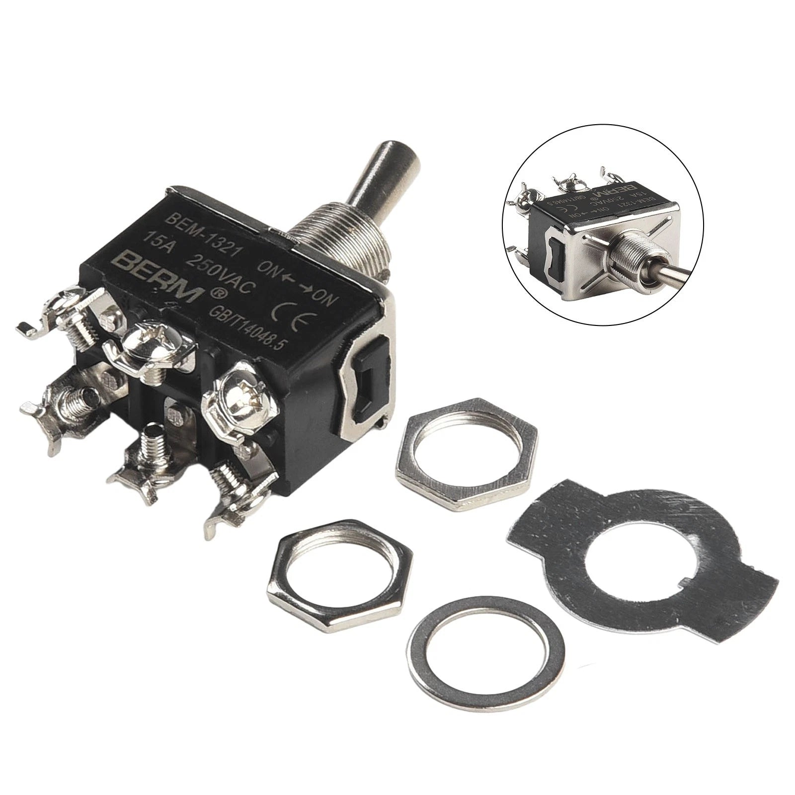 20A Metal Toggle Flick Switch for Car (Universal)