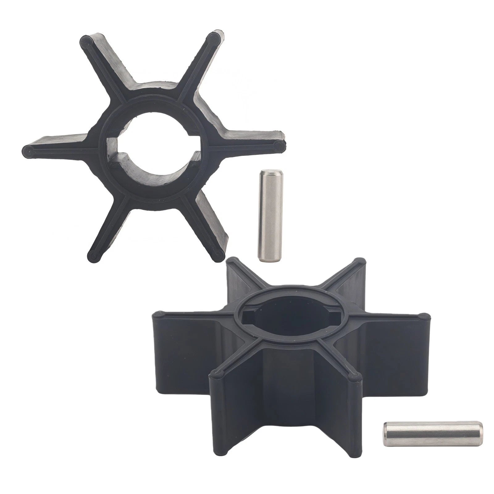 Water Pump Impeller & Pin for Tohatsu Nissan Outboard 2.5-3.5 HP (309650211M)