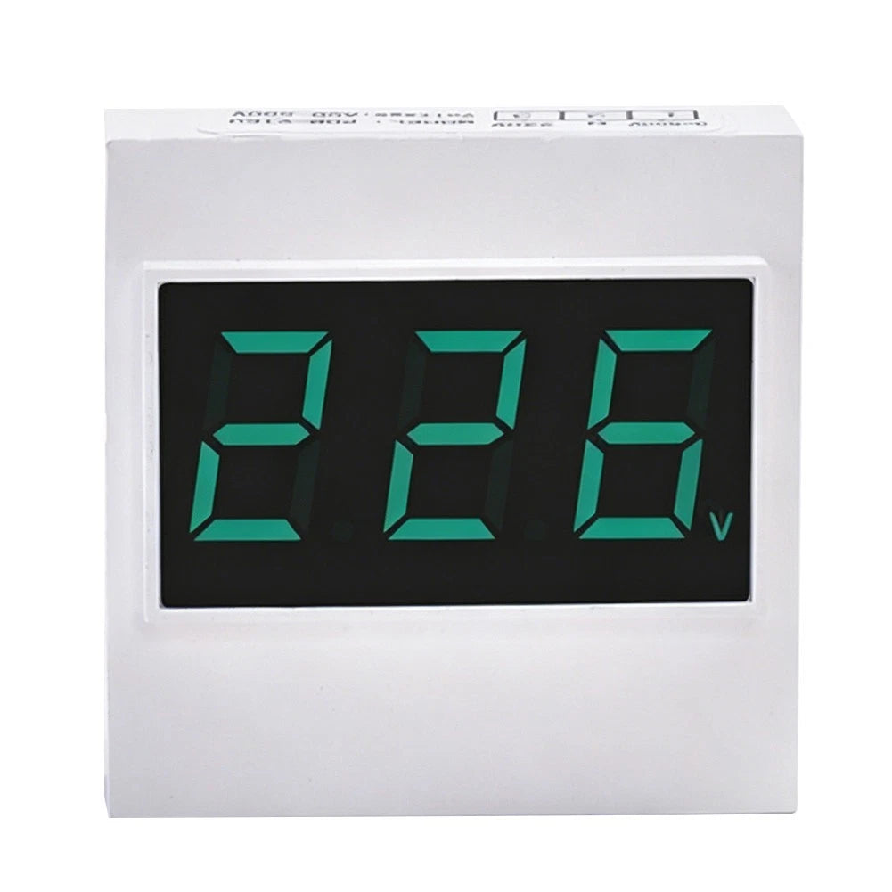 AC Voltmeter 50-500V LCD Display for High-End Power Strips