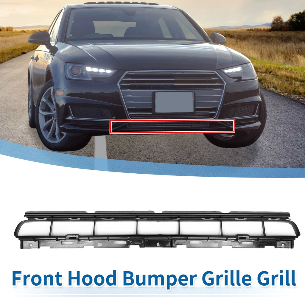 Front Lower Bumper Grille for Audi A4 B9 (2016–2018) No.8W0807683 Black