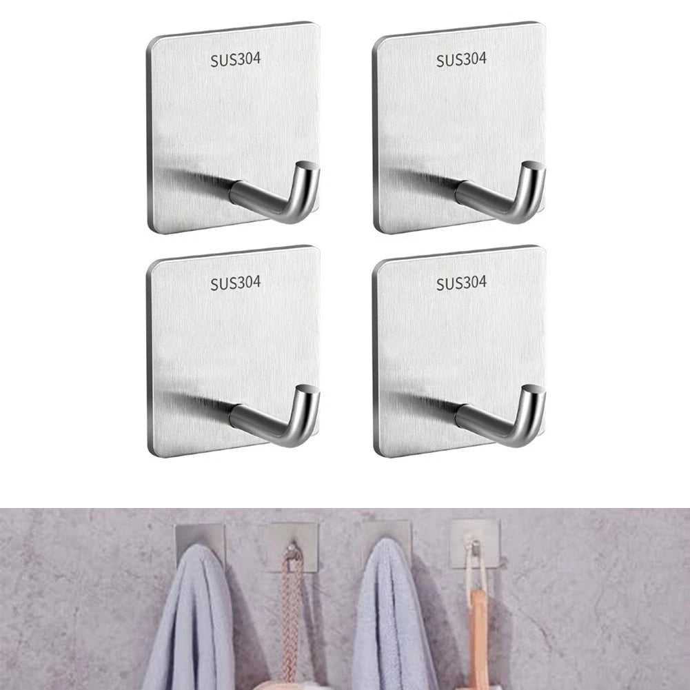 Stainless Steel Hooks for Effortless Installation (Waterproof, Rustproof)
