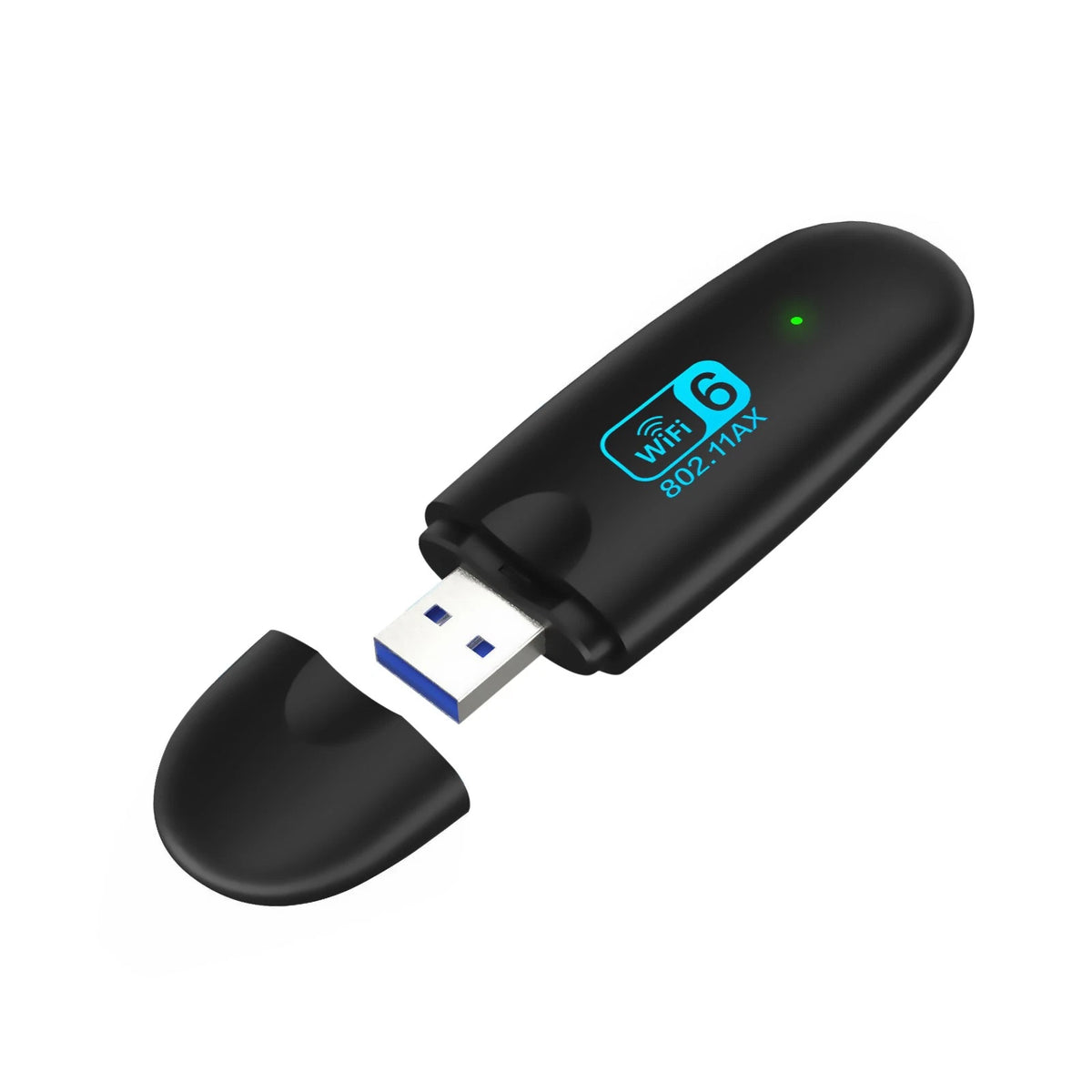 WiFi 6 USB Adapter for Windows 10/11 PC Laptop (2.4G/5G)
