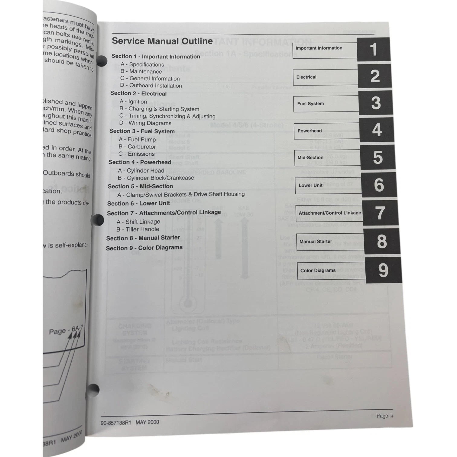Service Manual for Mercury 90-857138R1 (2000)