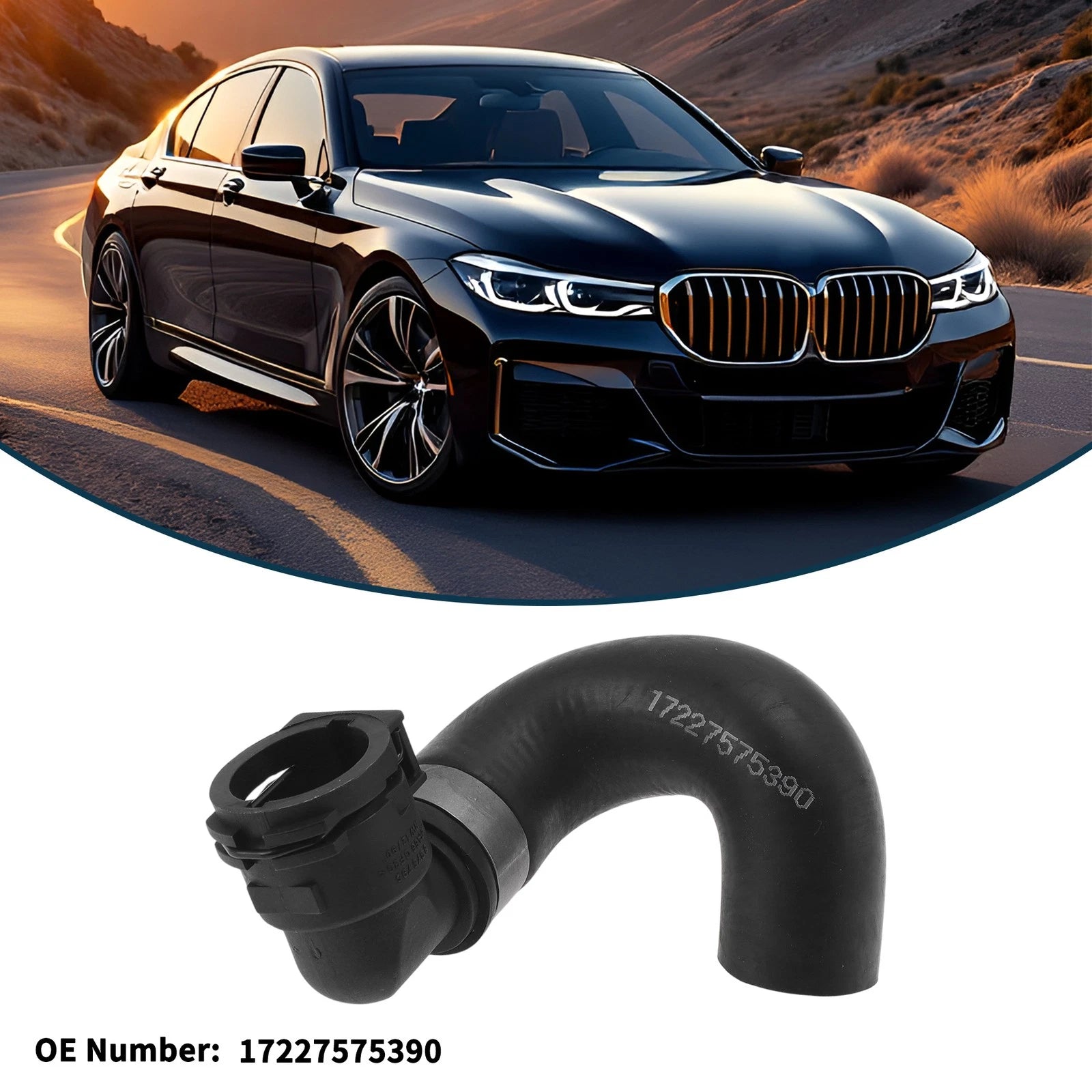 Radiator Hose Replacement for BMW 7 Series 2008–2015 Coolant Pipe