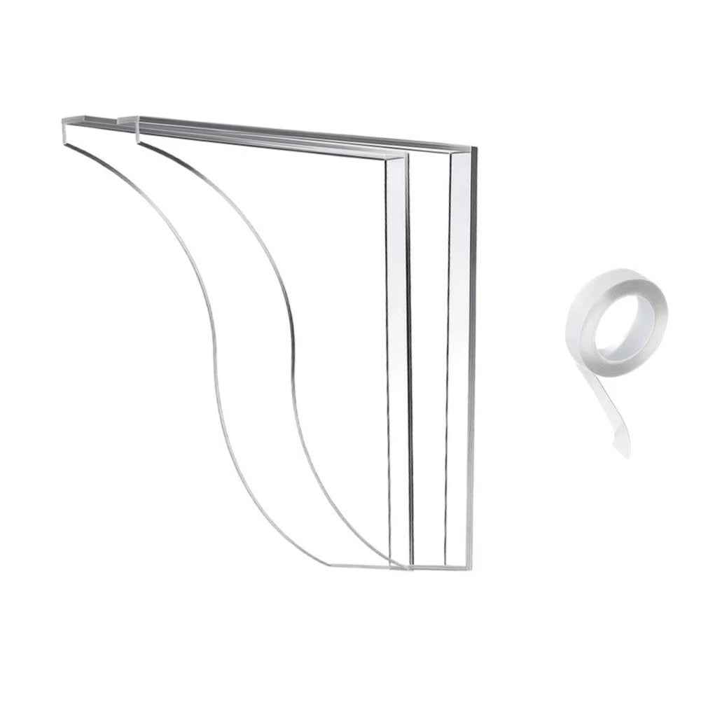 Splash Guard for Bathtub and Sink Sealing (8.6 x 7.4 in)