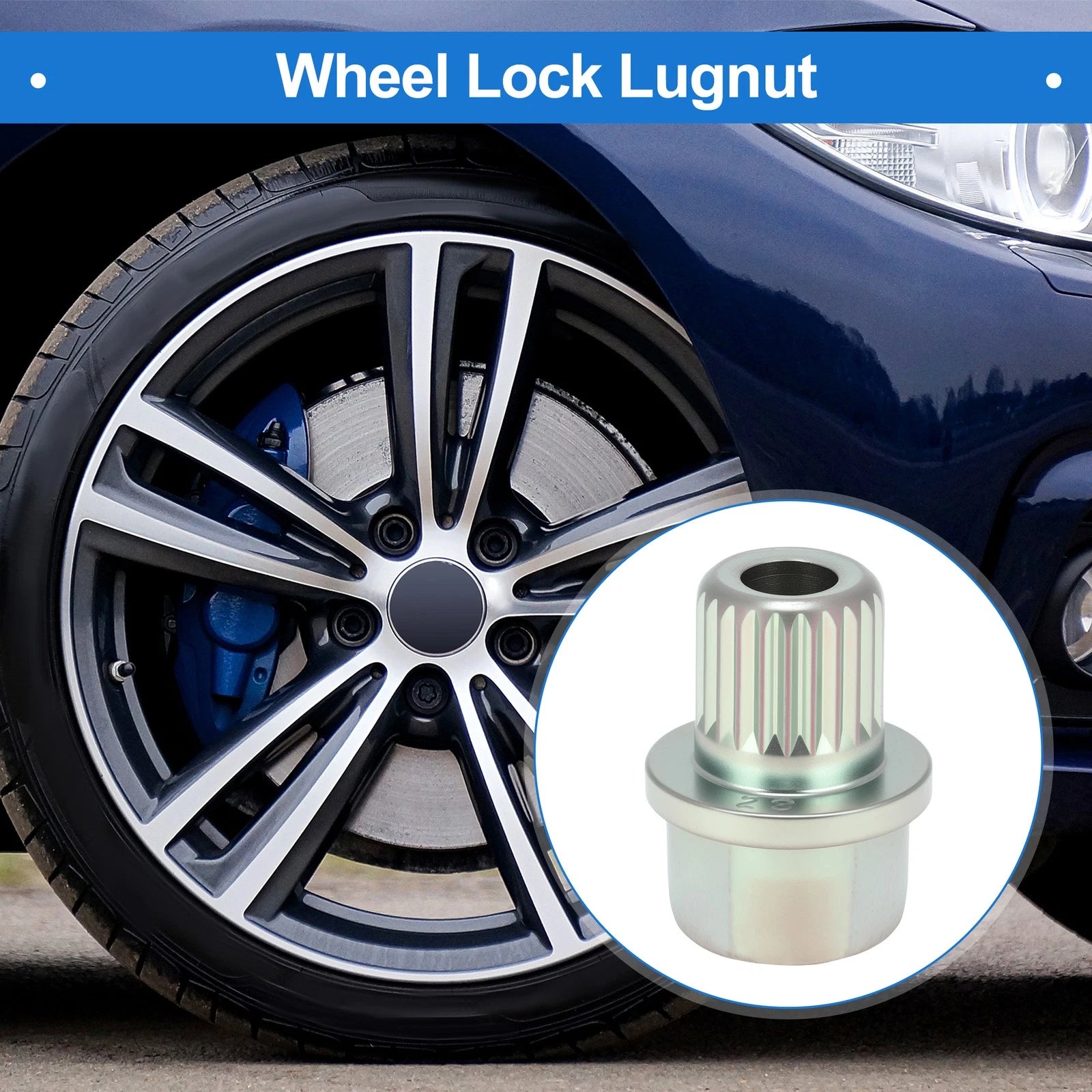 Wheel Lock Lug Nut Key Adapter for BMW (2004–2020) Anti Theft Removal