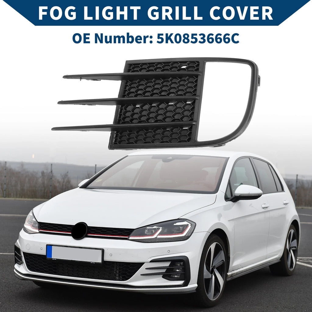 Front Left Fog Light Grill Replacement for Volkswagen GTI (2010–2014)