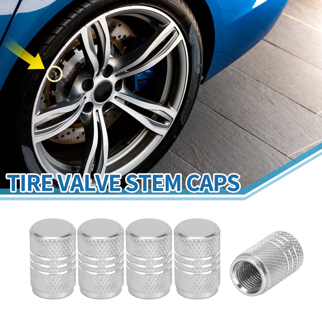 Tire Valve Stem Caps OEM Replacement for Car SUV Bike RV 5 Pack (Set)