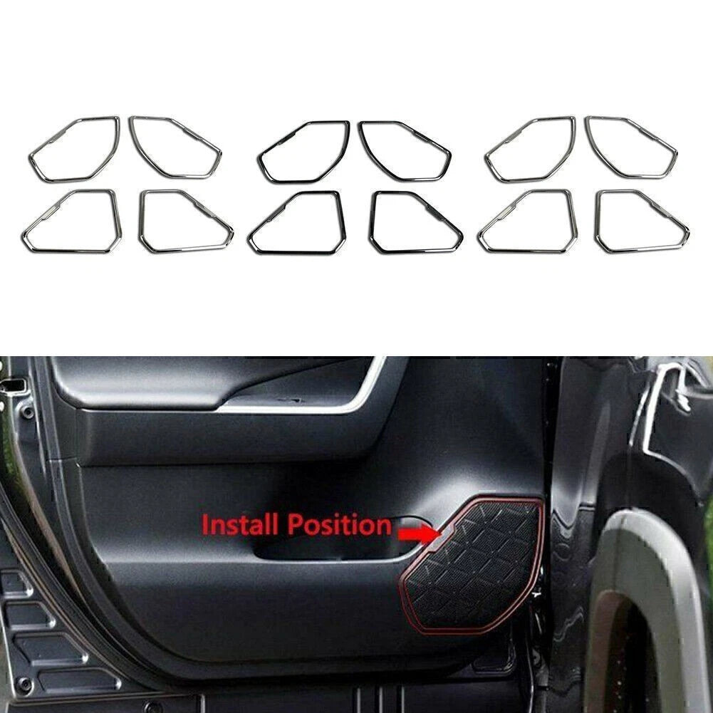 Chrome Door Speaker Sound Panel Cover Bezel for Toyota RAV4 (2019–2020)