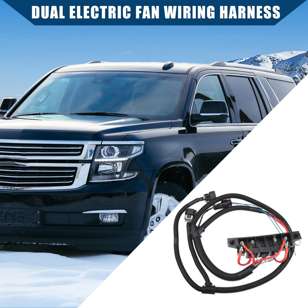 Electric Fan Wire Harness Replacement for Chevy Silverado Suburban Tahoe (1999–2006)
