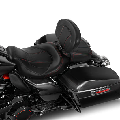 Seat Backrest Pad for Harley Street Glide (2009–2023) Black