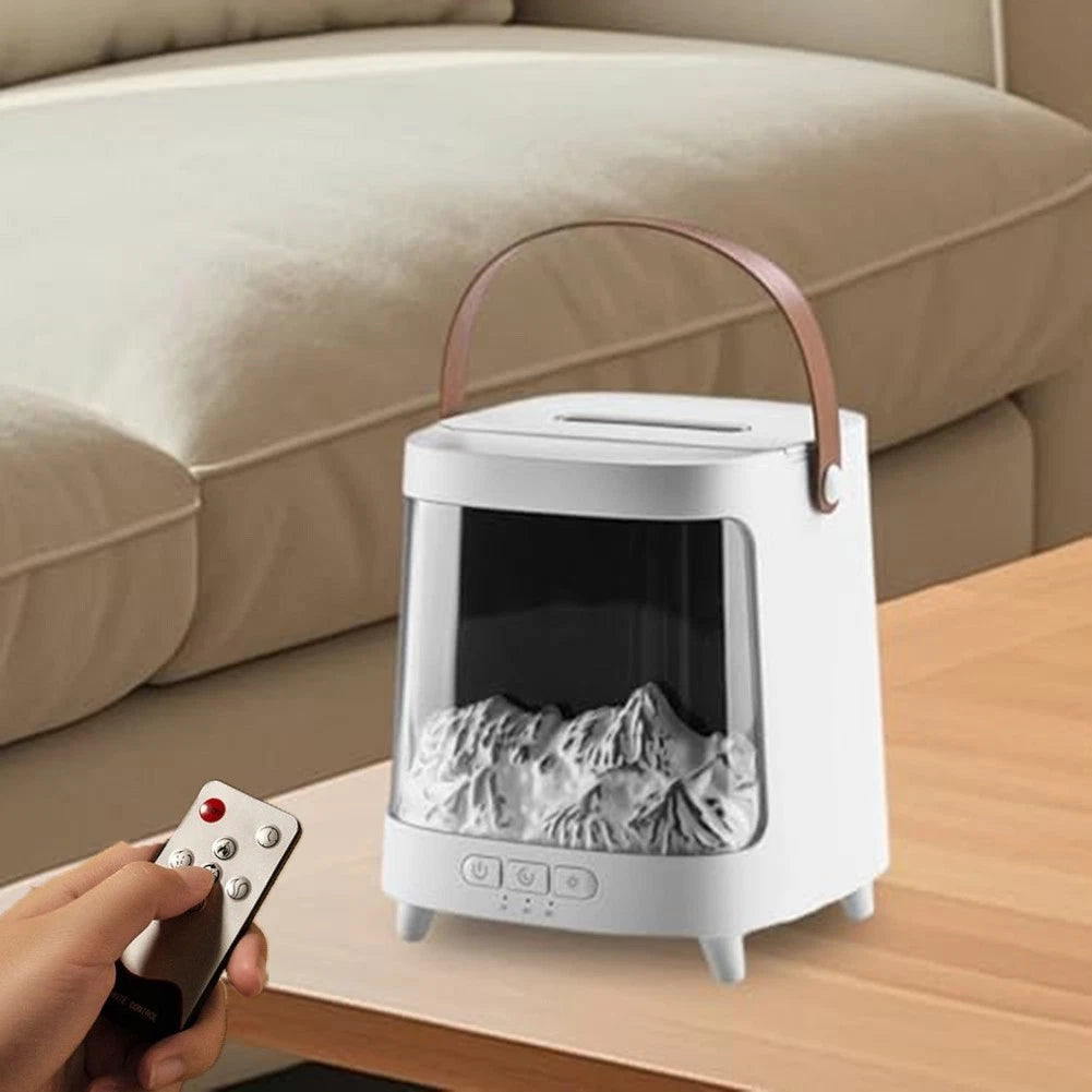7 Color LED Flame Diffuser with Remote Control for Home