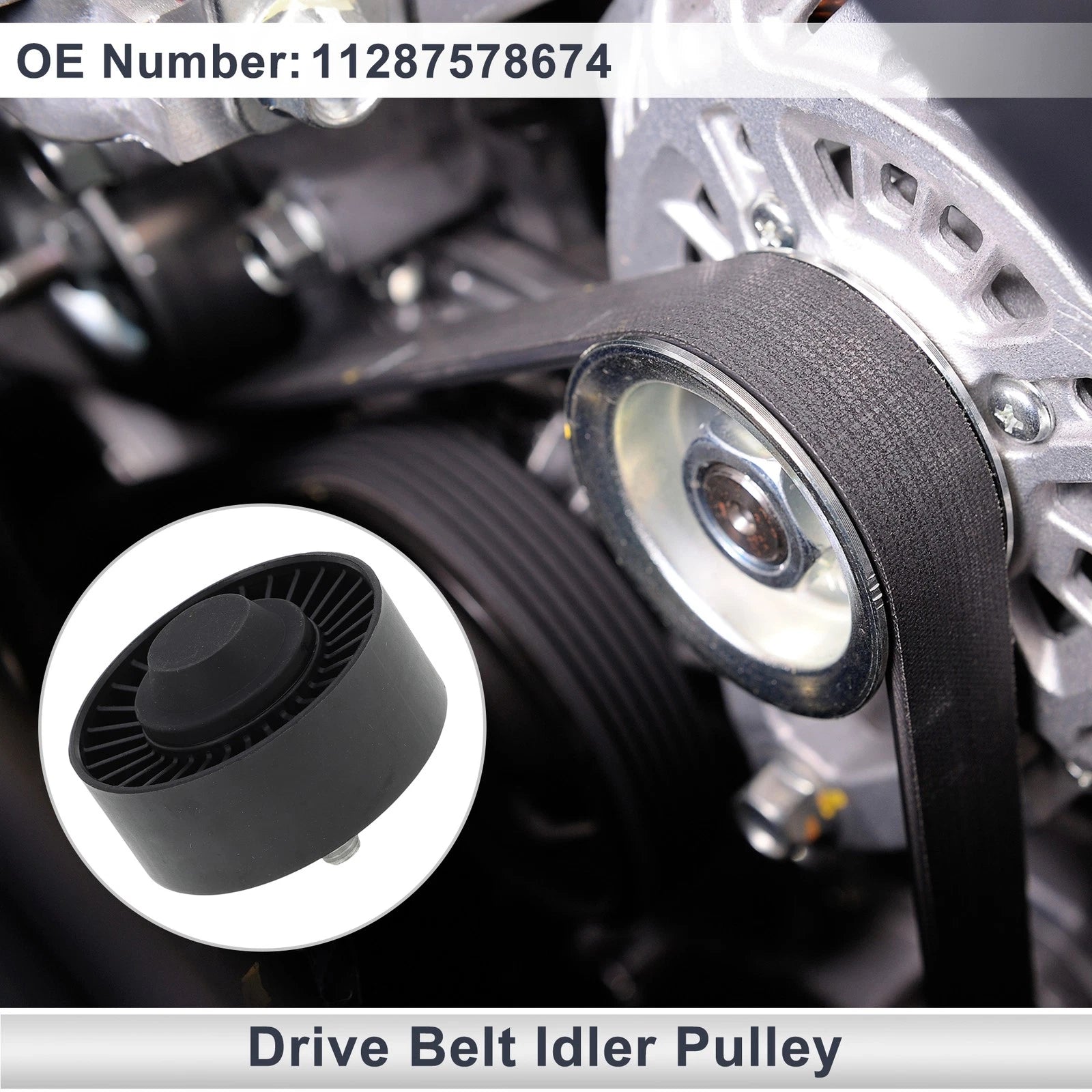 Drive Belt Idler Pulley for BMW 3 Series (2008–2012) Replacement
