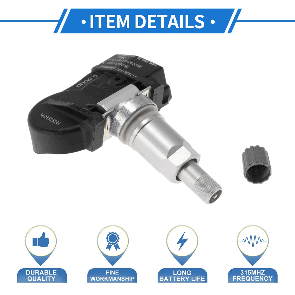 TPMS Sensor No. 56053030AA for Chrysler 200 (2011–2014)
