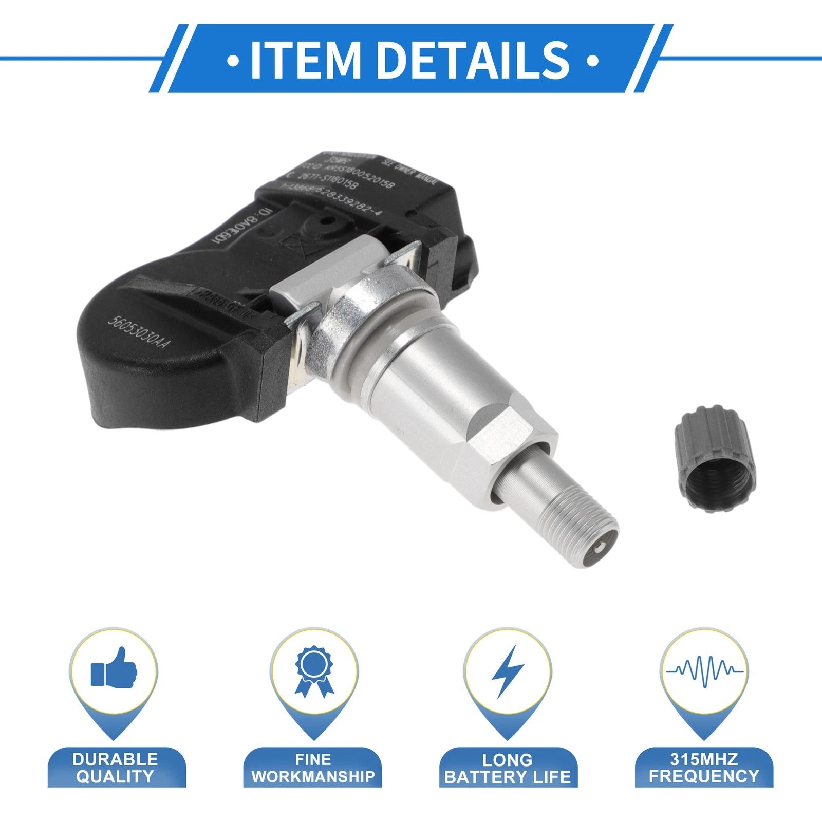 TPMS Sensor No. 56053030AA for Chrysler 200 (2011–2014)