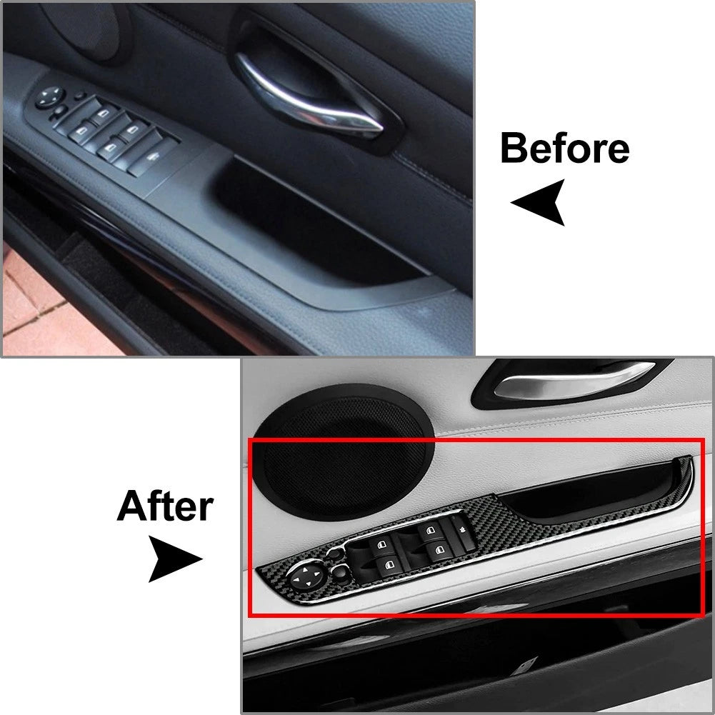 Window Lift Switch Panel Cover Trim for BMW 3 Series E90 (2005–2012)