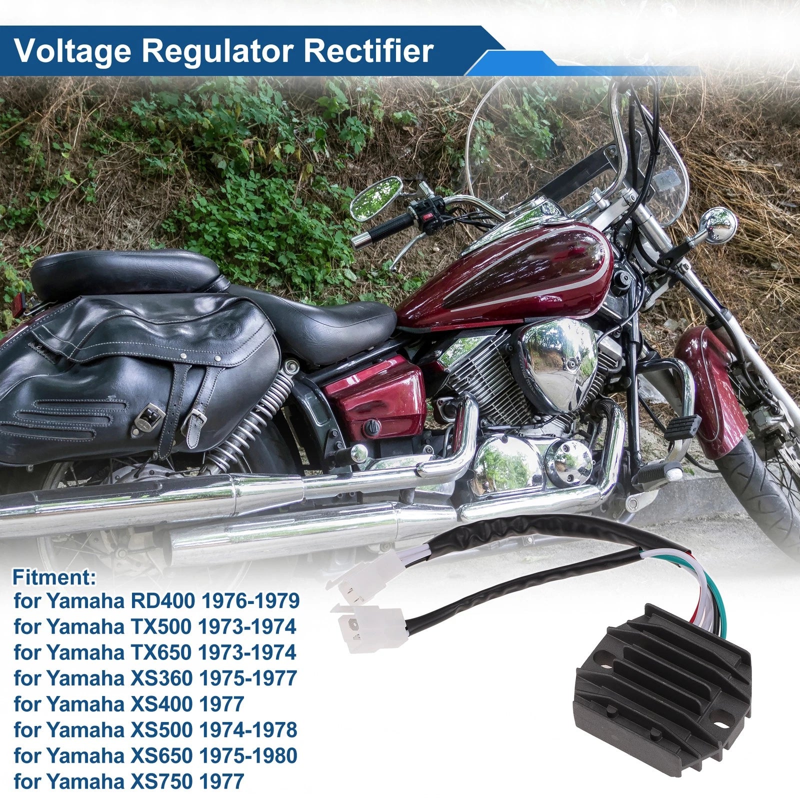 Voltage Regulator Rectifier for Yamaha RD400 (1976–1979) 1L9819105000