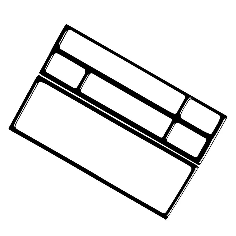 Piano Black Console Radio CD Panel Cover Trim for BMW 3 Series E36 (1991–1999)