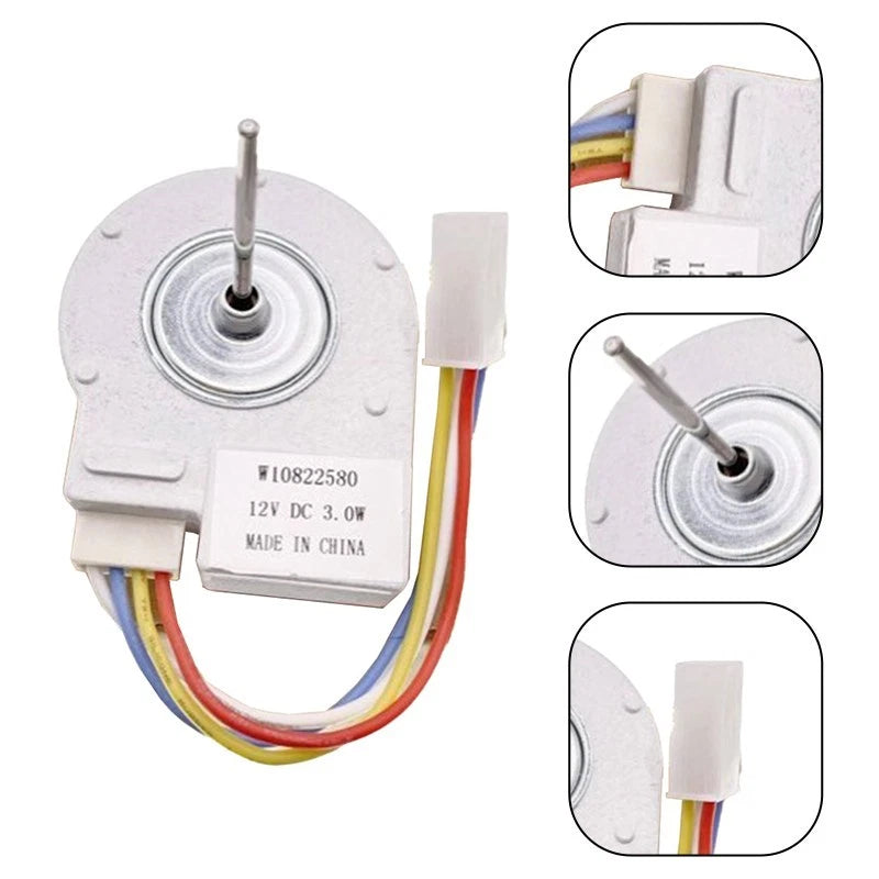 W10822580 Refrigerator Fan Motor Replacement for Efficient Cooling