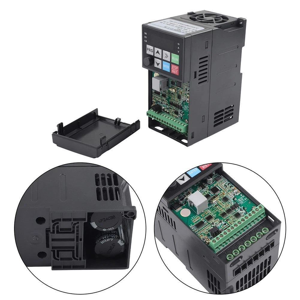 0.4kW 220V VFD Frequency Converter for 1-Phase to 3-Phase Motor Controller