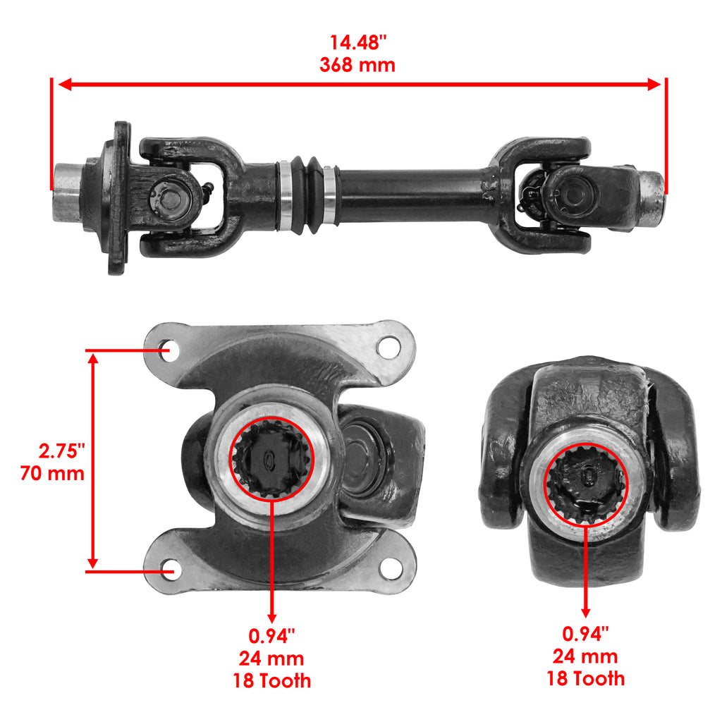 Rear Propeller Drive Shaft Replacement for Can-Am Renegade 500 4X4 (2008–2012)